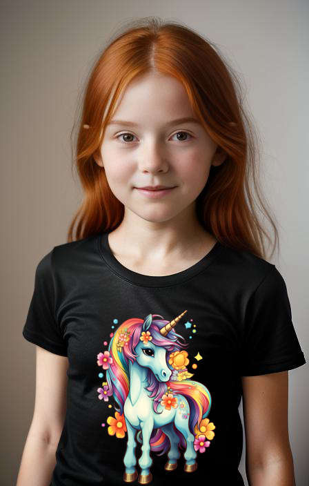 Girls T-shirt Unicorn C