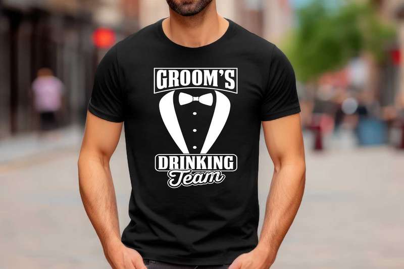 Grooms Drinking team T-shirt