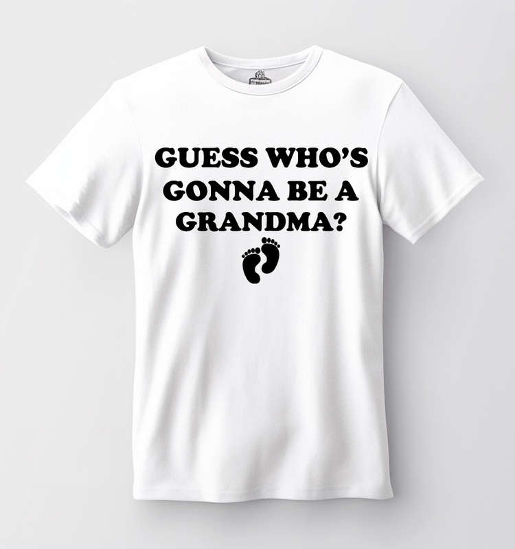 Guess who is gonna be a Grandma T-shirt