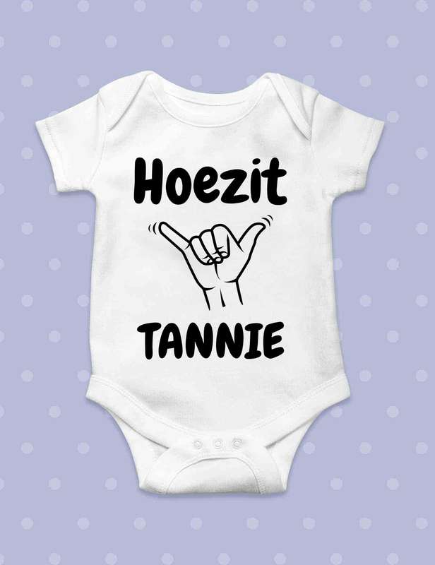 Hoezit Tannie pregnancy reveal Baby grow