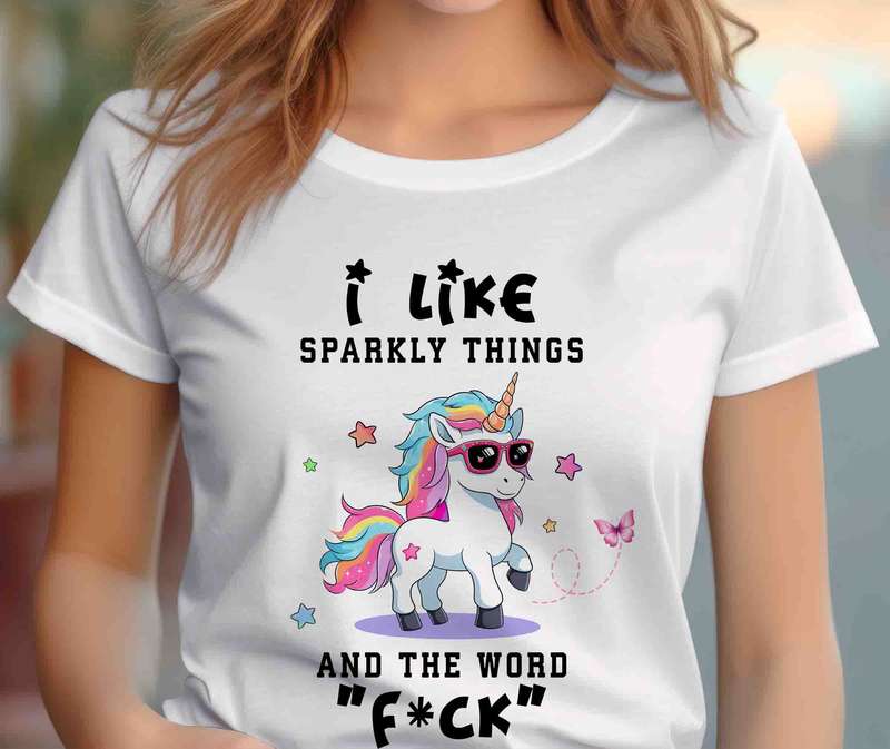 I like sparkly things Unicorn Shirt