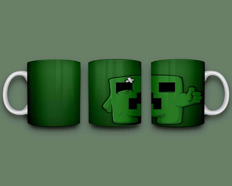 Minecraft mug design 3