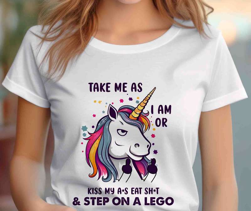 Take me as I am Unicorn Shirt