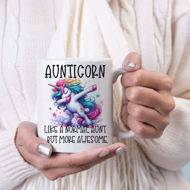 Aunticorn coffee mug 3