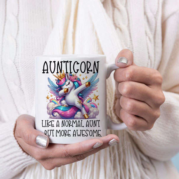 Aunticorn coffee mug 4