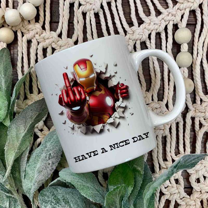 Have a nice day Iron Man mug