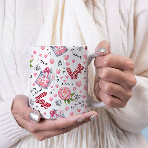 Love and candy mug