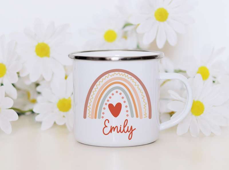 Boho personalised rainbow mug 3