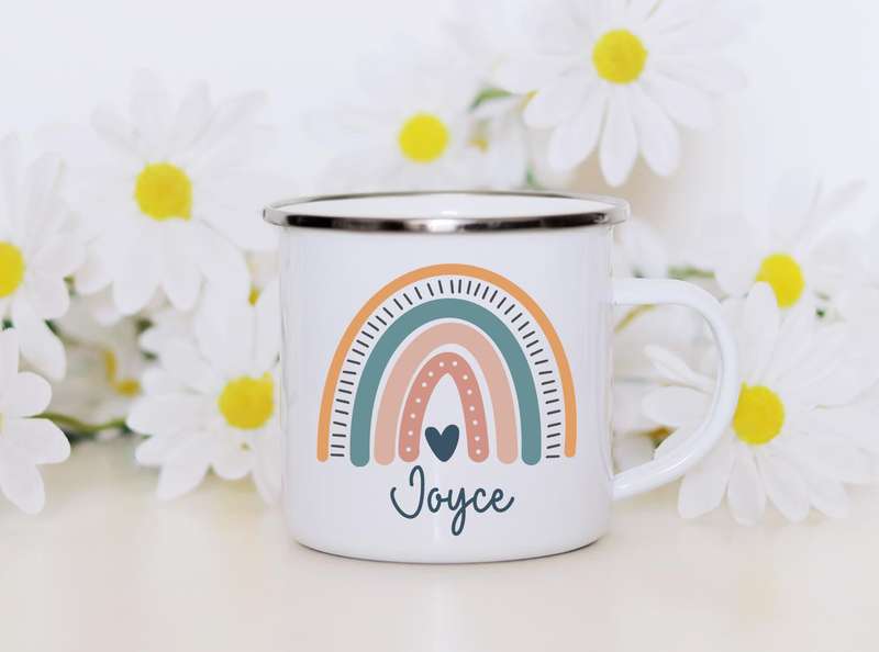 Boho personalised rainbow mug 4