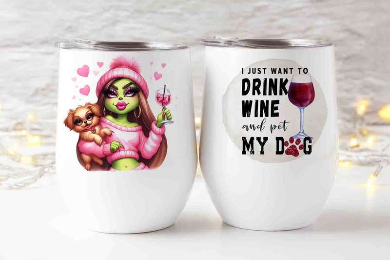 I just want to drink wine tumbler