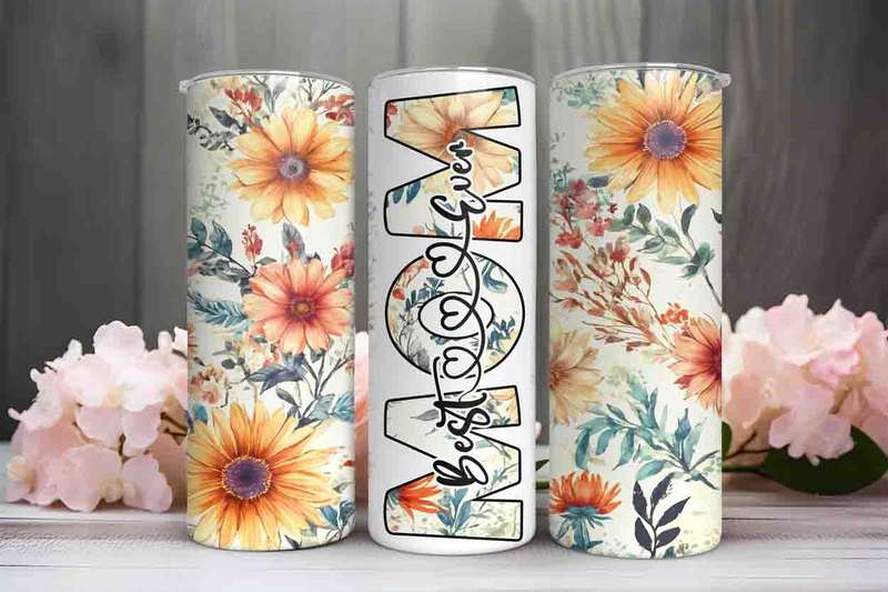 Mom skinny tumbler