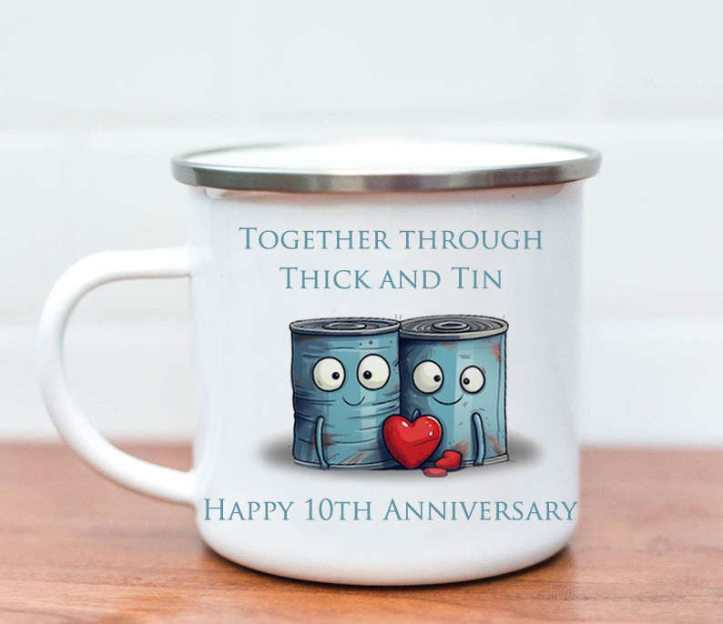 Together through thick and tin mug