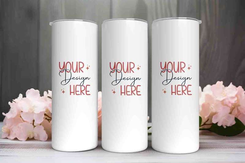 Custom personalised skinny tumbler