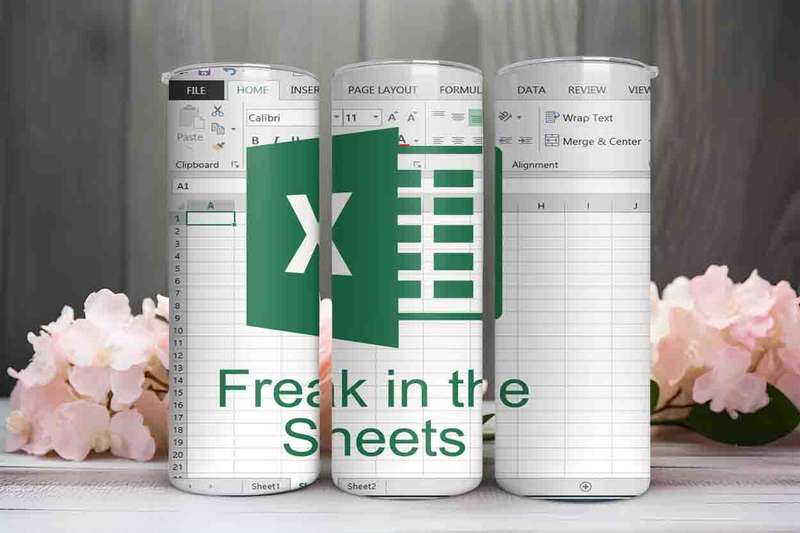 Freak in the sheets tumbler