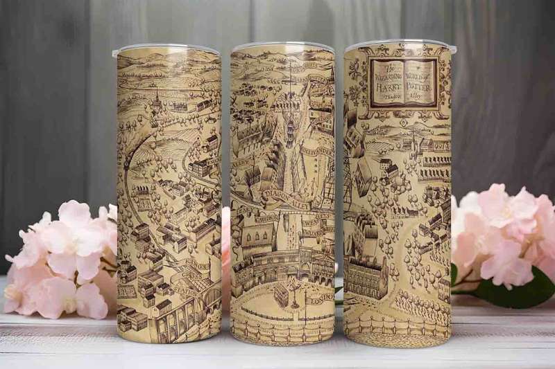 Harry Potter Diagon Alley map Tumbler