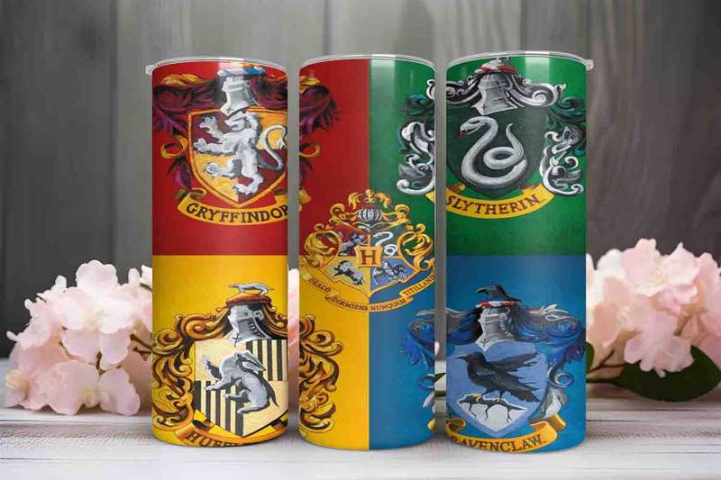 Harry Potter houses 2 tumbler