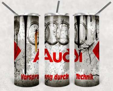 car skinny tumbler Audi