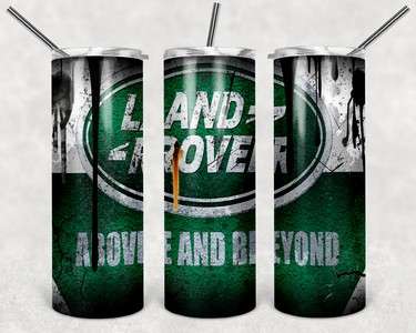 car skinny tumbler Land rover