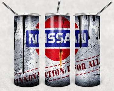 car skinny tumbler Nissan