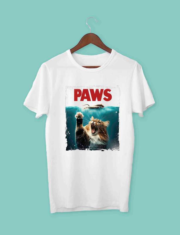 Paws cat and mouse T-shirt
