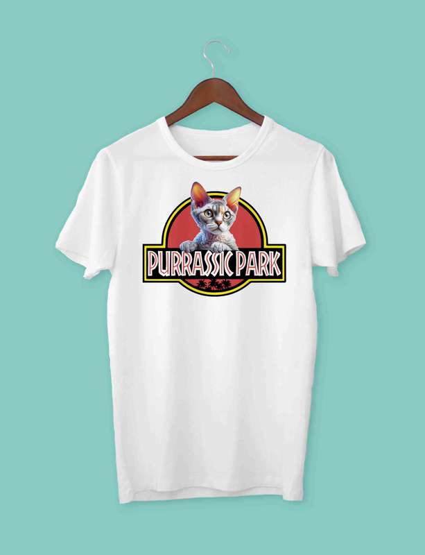 Purrasic park Devon cat T-shirt