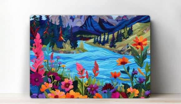 Cutting board with flowers 7