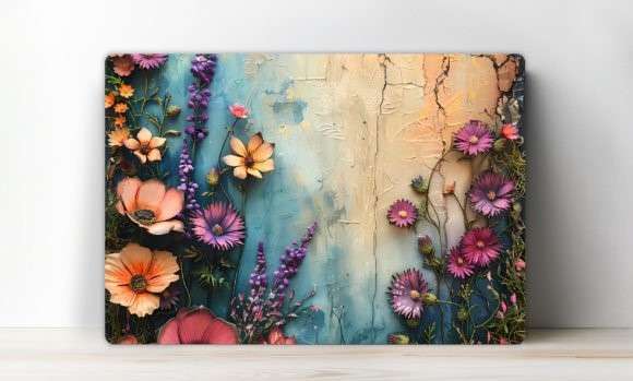 cutting board with flowers 1