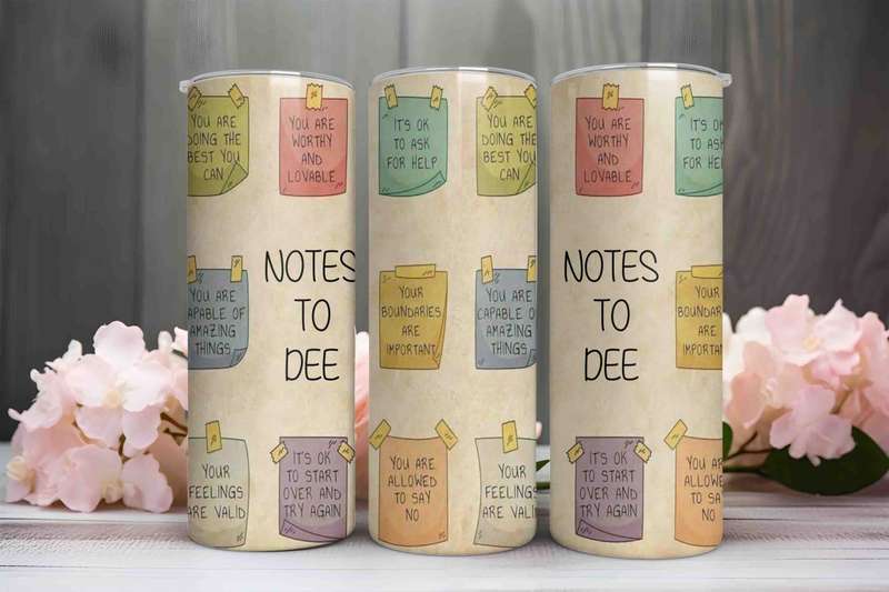 Personalised Notes Tumbler
