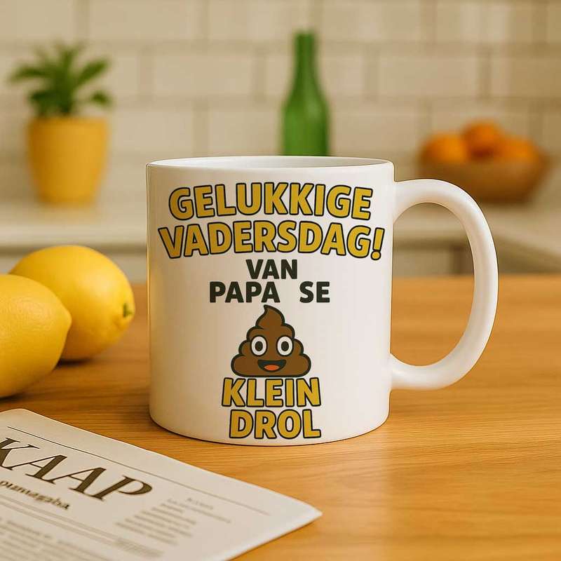Gelukkige vadersdag van papa se klein drol