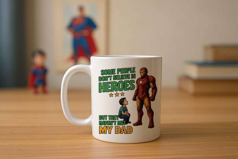 Super Dad Iron man Mug