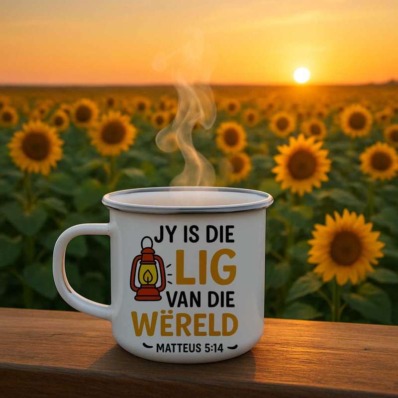 Afrikaans Scripture Mug  Jy is die Lig