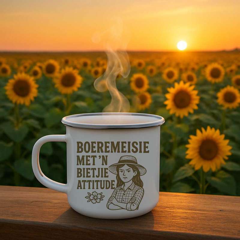 Afrikaans Mug  Boeremeisie with Attitude