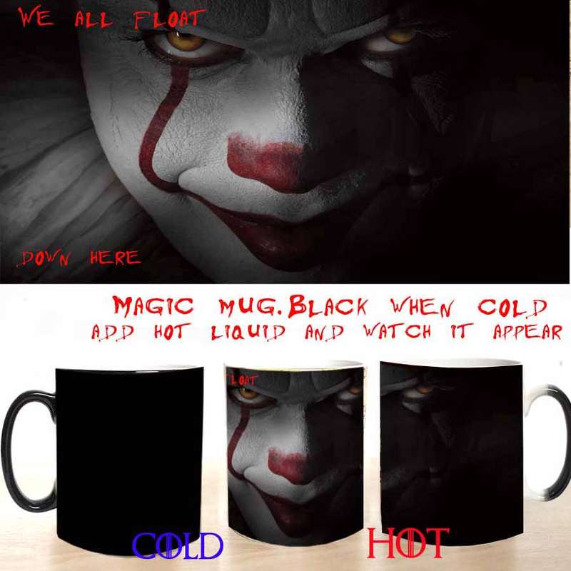 We all float down here magic coffee mug