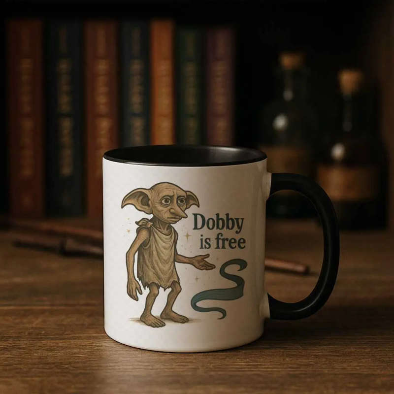 Dobby Is Free Mug  Vintage House Elf