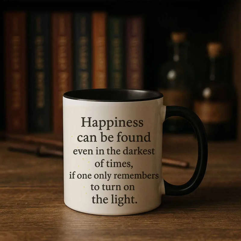 Happiness Can Be Found  Harry Potter Quote Mug