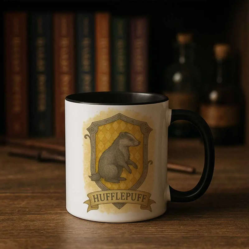 Hufflepuff House Crest Mug  Loyalty & Kindness