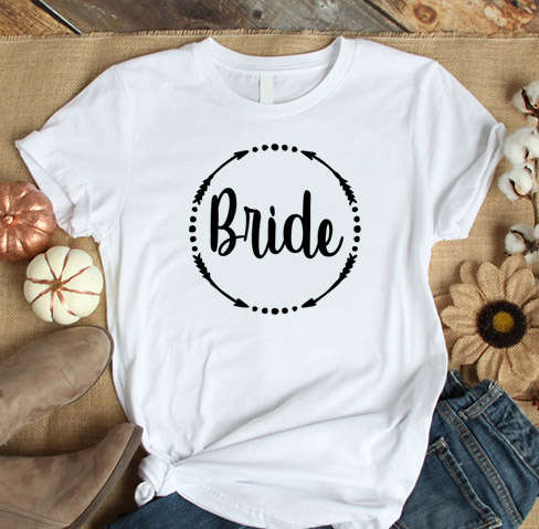 Bride tribe with circle T-shirt