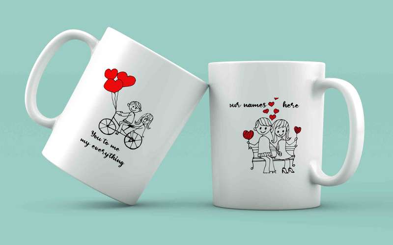 You to me my everything love coffee mug