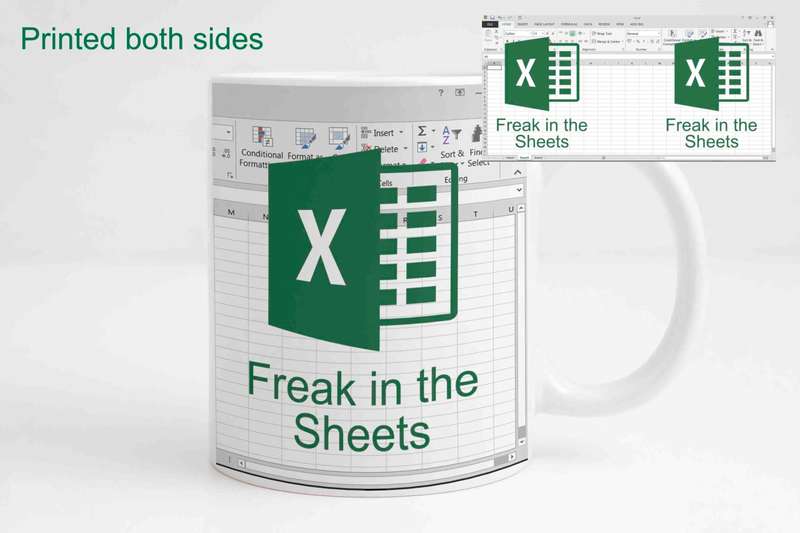 Freak in the sheets coffee mug
