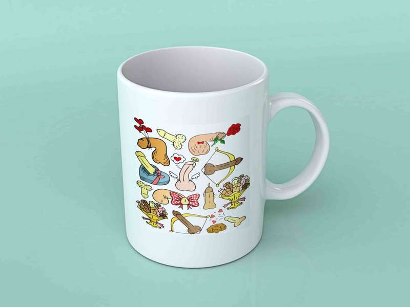 Penis mug