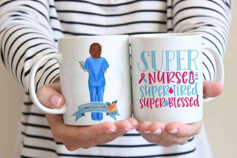 Super nurse super tired coffee mug