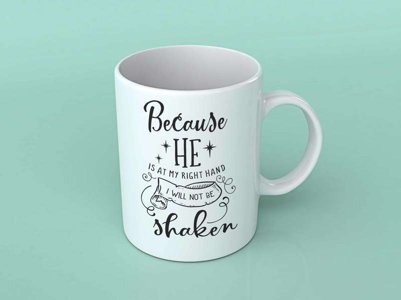 Because he is at my right hand coffee mug