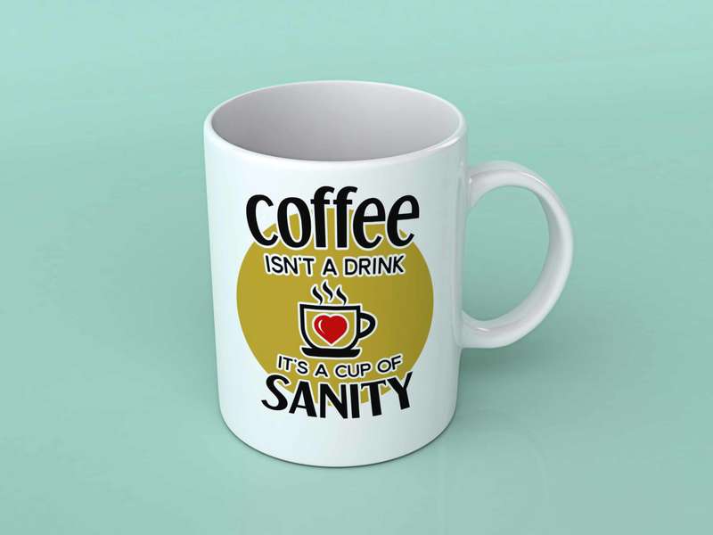 Coffee isn't a drink coffee mug