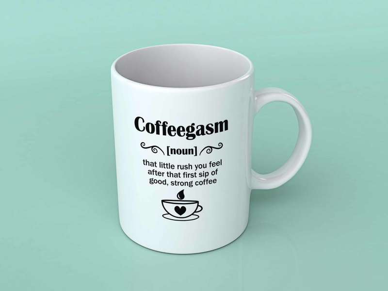 Coffeegasm coffee mug