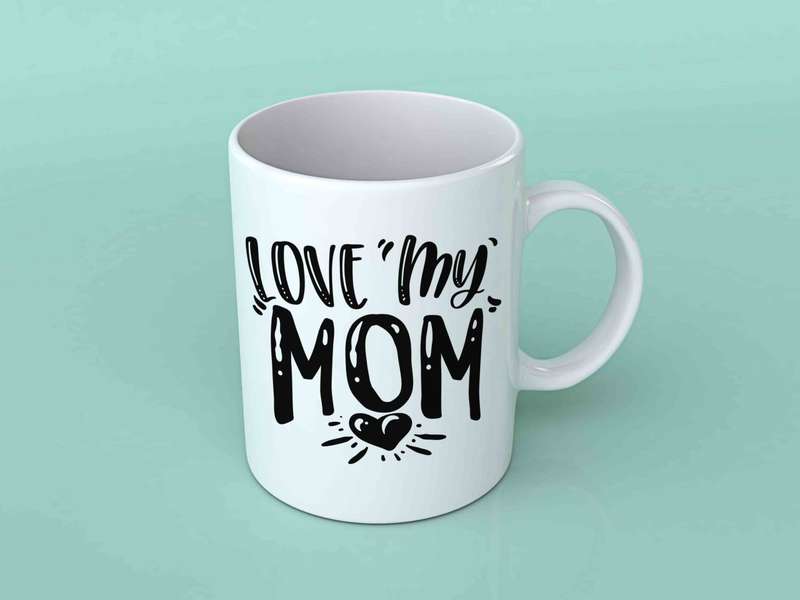 Love my Mom Coffee mug