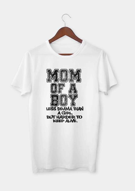 Mom of a boy T-shirt 1