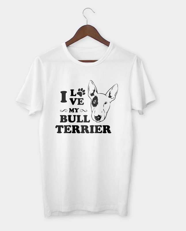 I love my Bull Terrier T-shirt