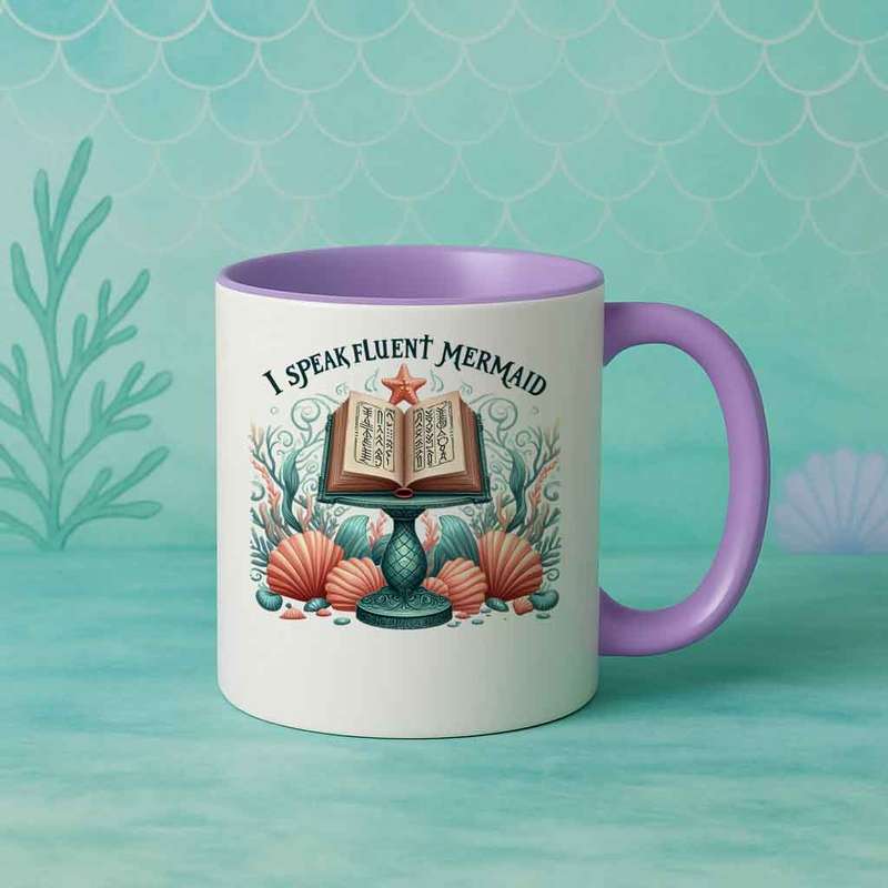 Mermaid Mug  I Speak Fluent Mermaid