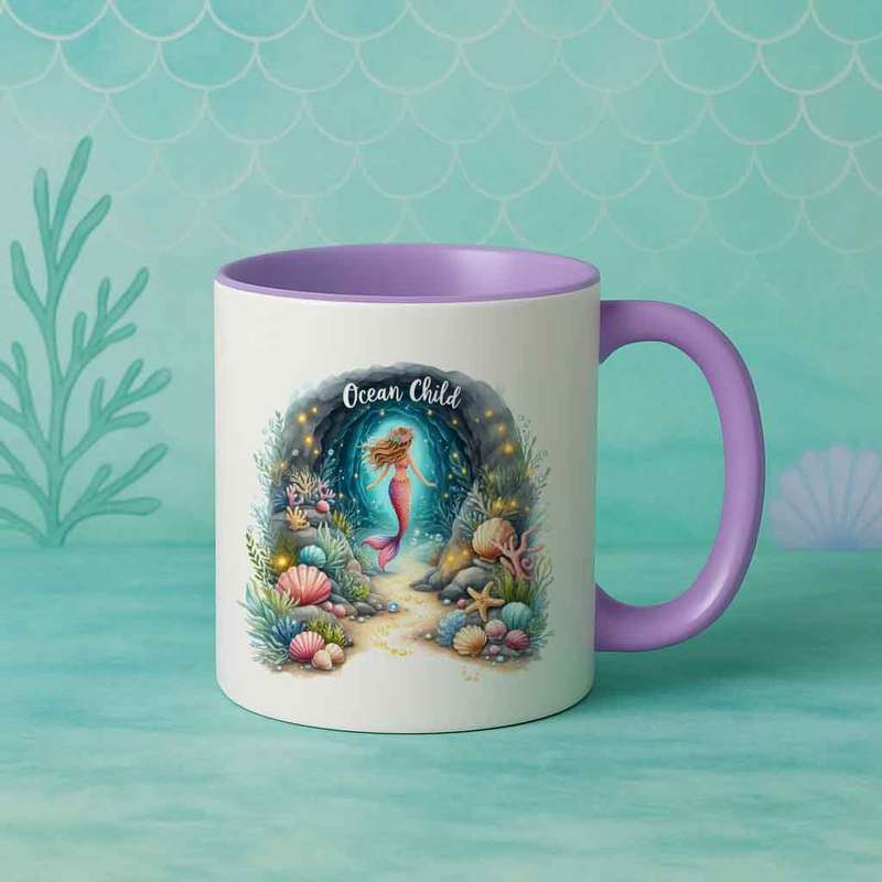 Mermaid Mug  Ocean Child