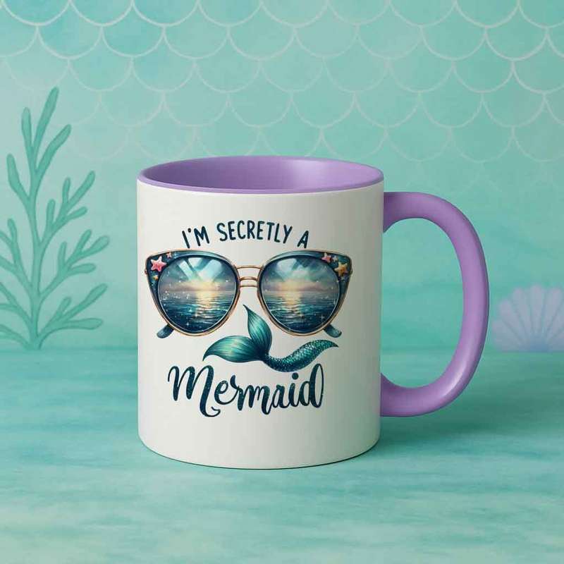Im Secretly a Mermaid- mug